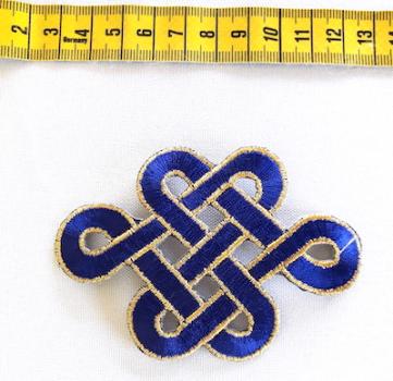 Preview: DARK BLUE ORNAMENT Applikation